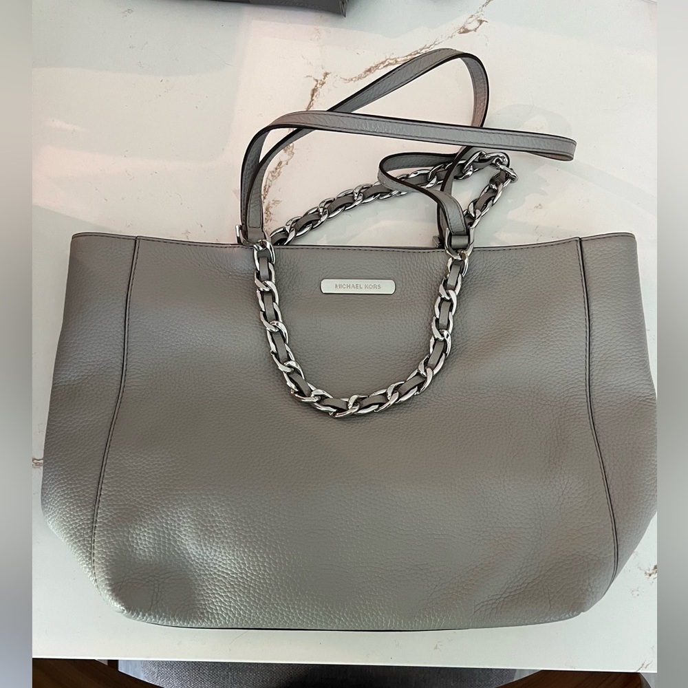 Grey Michael Kors Purse